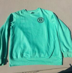 Pacific & Co Green Carlsbad California Graphic Crewneck Sweatshirt Women's M